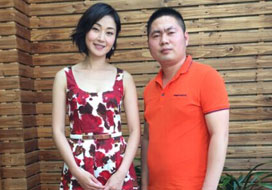 广州杏宇与明星合影