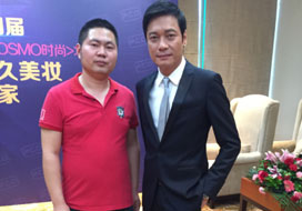 广州杏宇与明星合影