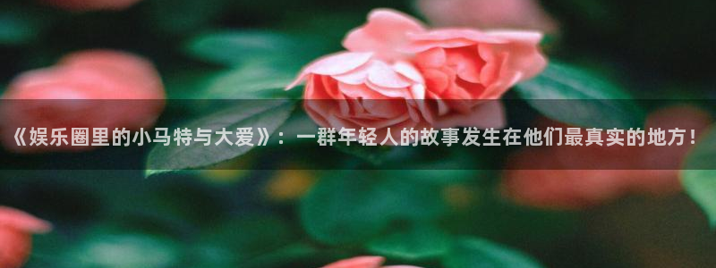 杏宇在线：《娱乐圈里的小马特与大爱》：一群年轻人的故事发生在他们最真实的地方！